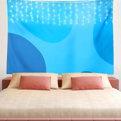 Feblilac Blue Wave Coast Tapestry