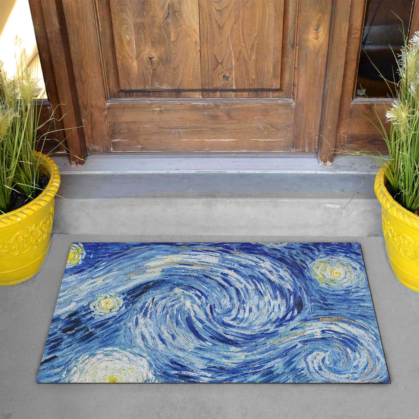 Feblilac Starry Night PVC Coil Door Mat