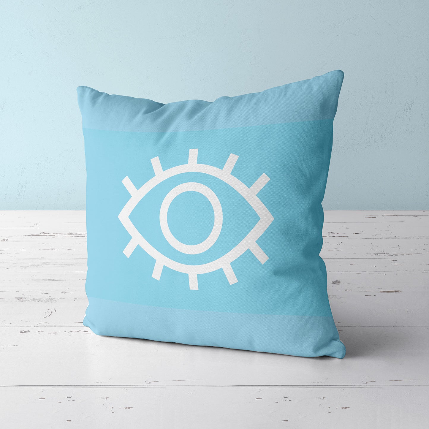 Feblilac the Eye of the Blue Devil Cushion Covers Throw Pillow Covers