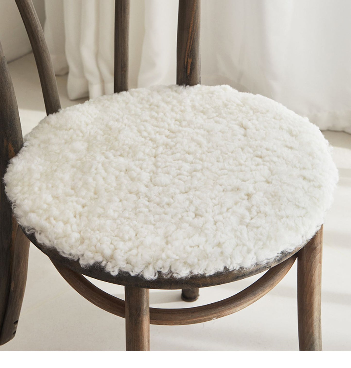 Feblilac Solid Wool Cushion