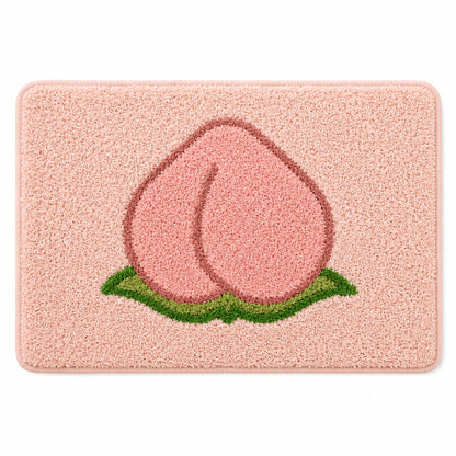 Feblilac Pink Peach Tufted Bath Mat