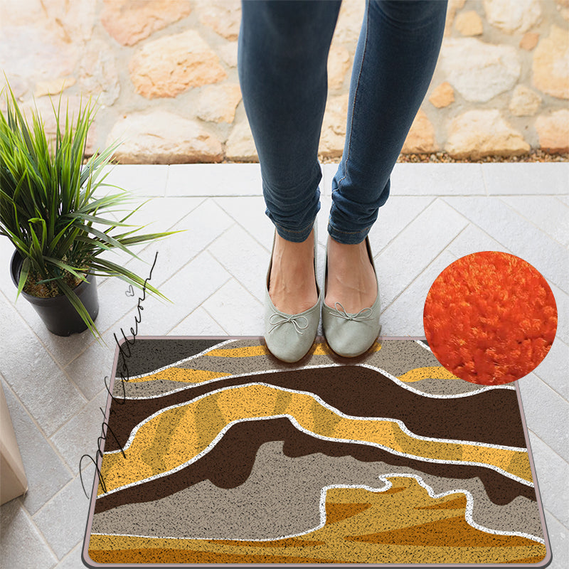 Feblilac Brown The Mountains Nylon Door Mat - view 3