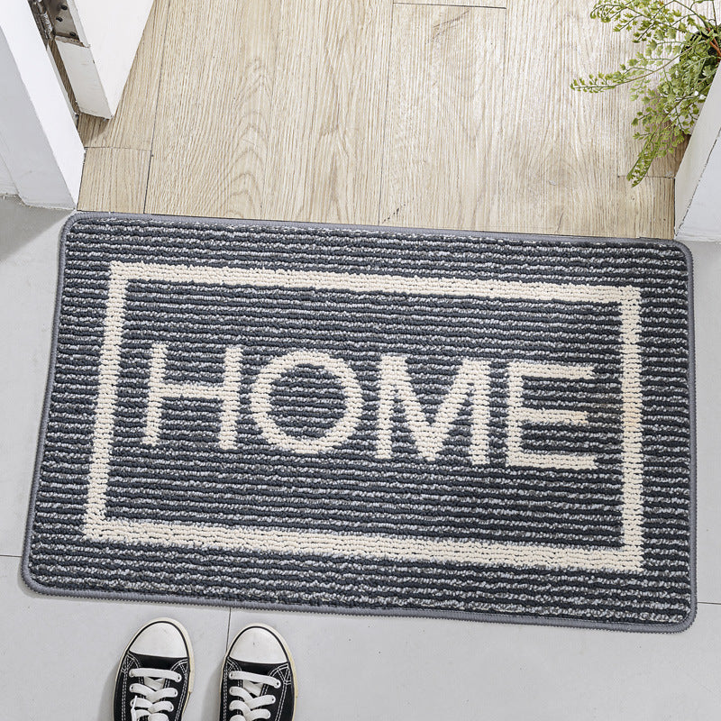 Feblilac Floral and Spiral Geometric Pattern Tufted Bath Mat - view 3