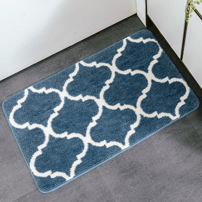 Feblilac Geometric Lantern Shape Tufted Bath Mat