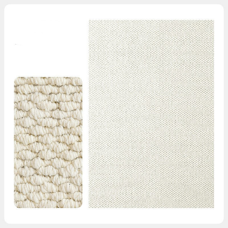 Feblilac Rectangular Solid Wool Living Room Carpet