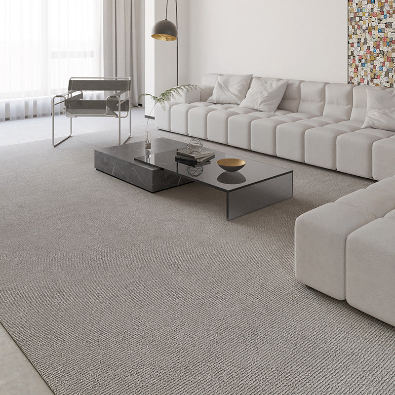 Feblilac Luxury Thicken Rectangular Solid Wool Living Room Carpet - view 3