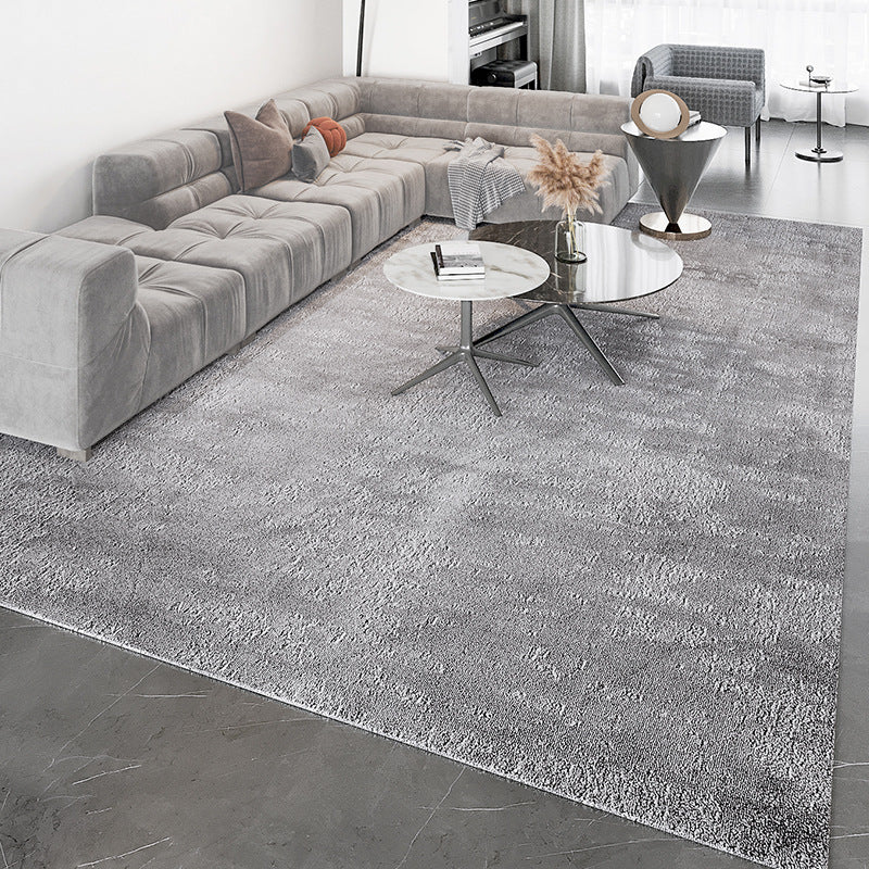 Feblilac Modern Simple Rectangular Solid Living Room Carpet