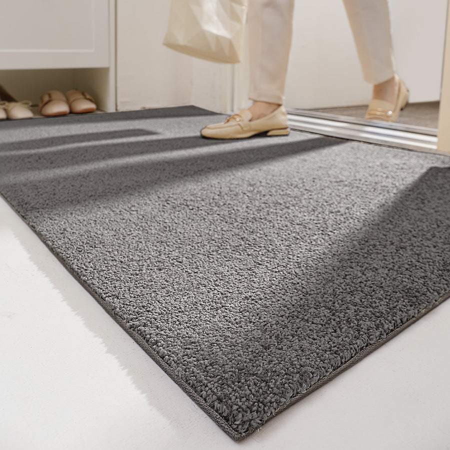 Feblilac Luxury Rectangular Solid Living Room Carpet Door Mat - view 3