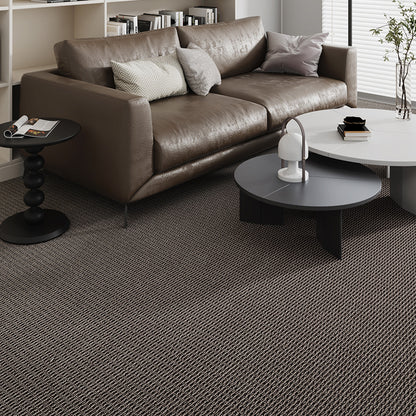 Feblilac Nordic StyleRectangular Solid Wool Living Room Carpet