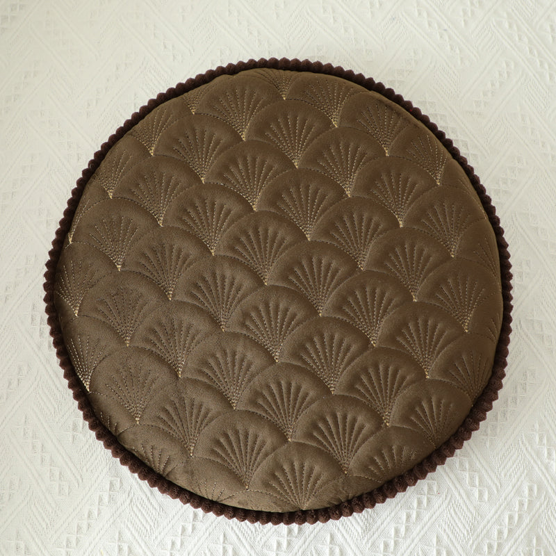 Feblilac Solid Leaves Plush Memory Foam Cushion - view 4