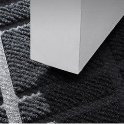 Feblilac Solid Geometric Embossing Door Mat