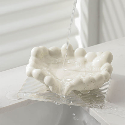 Feblilac Cloud Soap Box for Bathroom