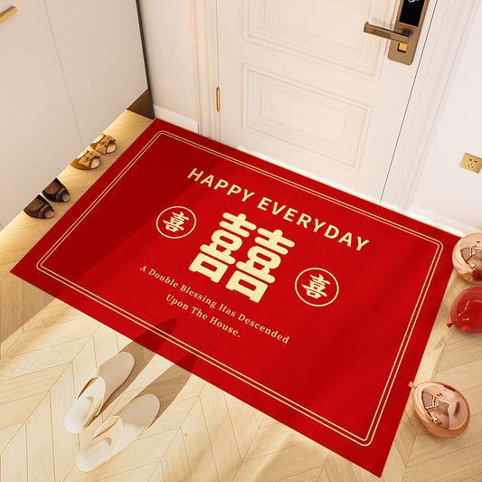 Feblilac Happy Everyday Leather Door Mat