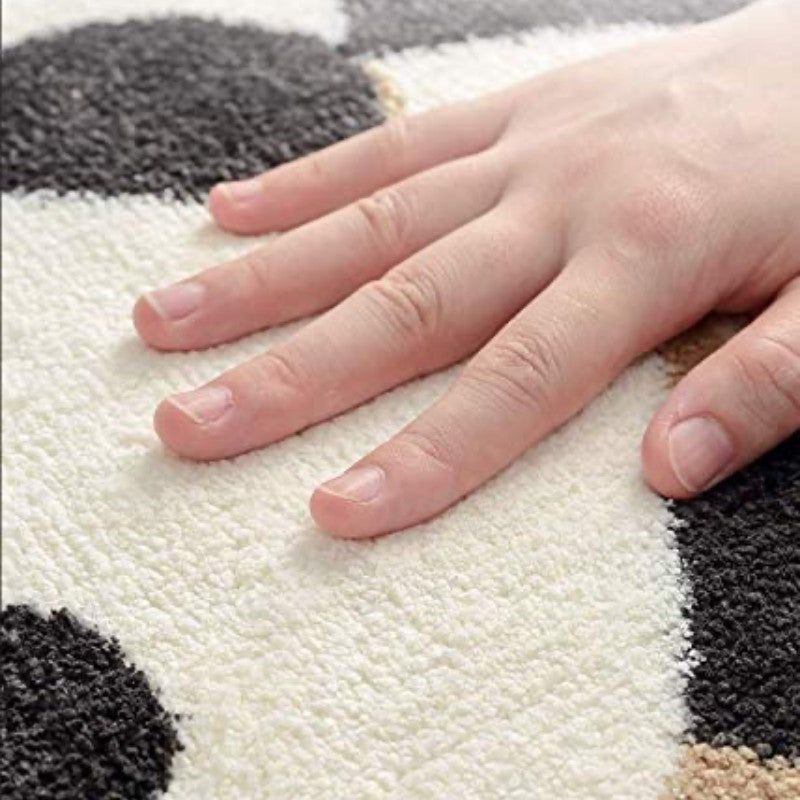 Feblilac Panda Animals Tufted Bath Mat