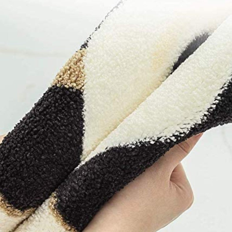 Feblilac Panda Animals Tufted Bath Mat