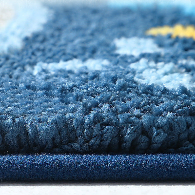 Feblilac Cute Animals Lucky Happy Cat Tufted Bath Mat - view 4