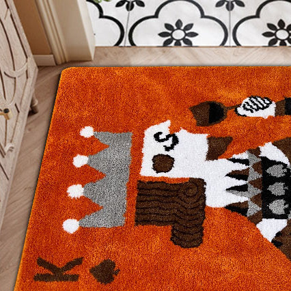 Feblilac Playing Card K Cartoon King Tufted Bath Mat - view 3