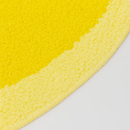 Feblilac Cute Orange Bath Mat, Girl and Citrus Fruit Bathroom Rug, Soft Flush Non-Slip Water Absorbent Mat for Bath