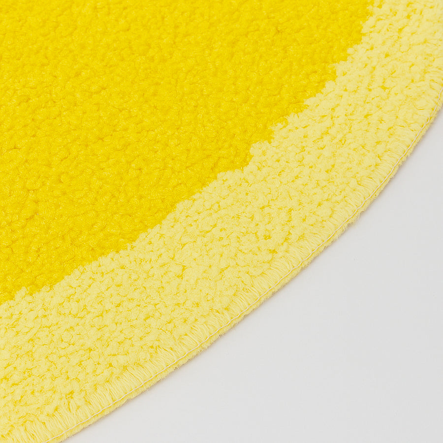 Feblilac Cute Orange Bath Mat, Girl and Citrus Fruit Bathroom Rug, Soft Flush Non-Slip Water Absorbent Mat for - view 2