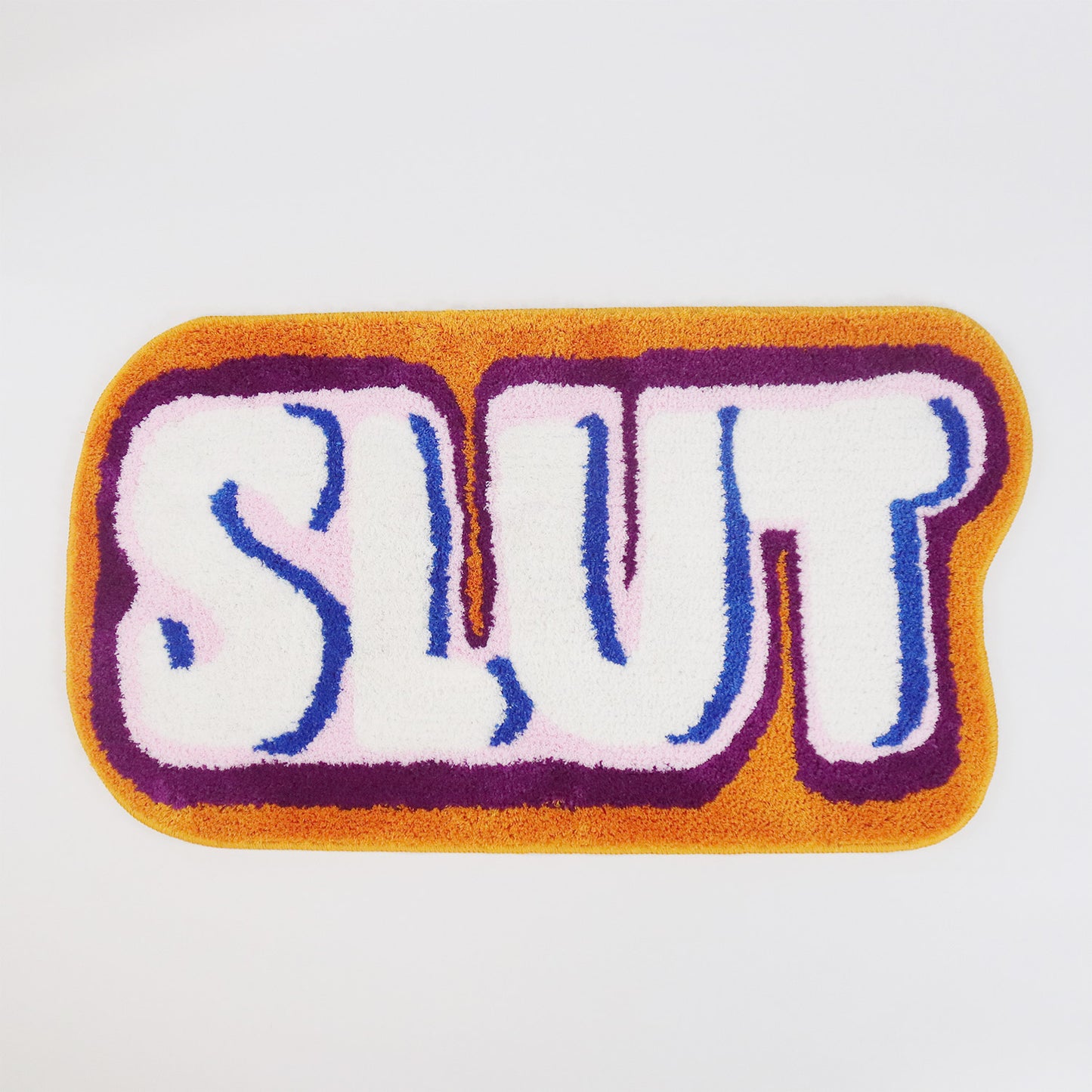 Feblilac Letter SLUT Tufted Bath Mat