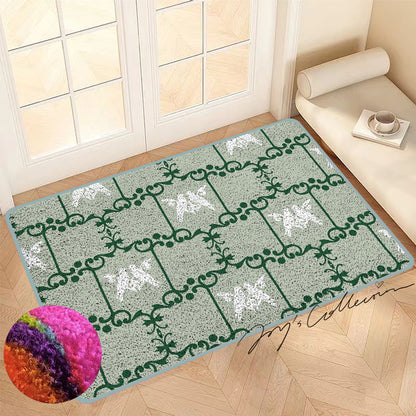 Feblilac Baroque Pigeon Nylon Door Mat