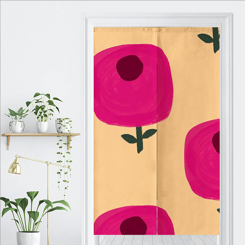 Feblilac Wildflowers Blooming Door Curtain