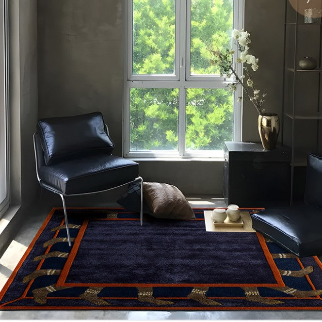 Feblilac Abstract Shadowless Feet Handmade Tufted Acrylic Livingroom Carpet Area Rug