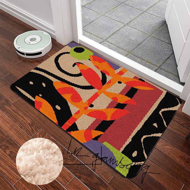 Feblilac Layered Vines Tufted Bath Mat by Liz Gamberg Studio from US - view 3