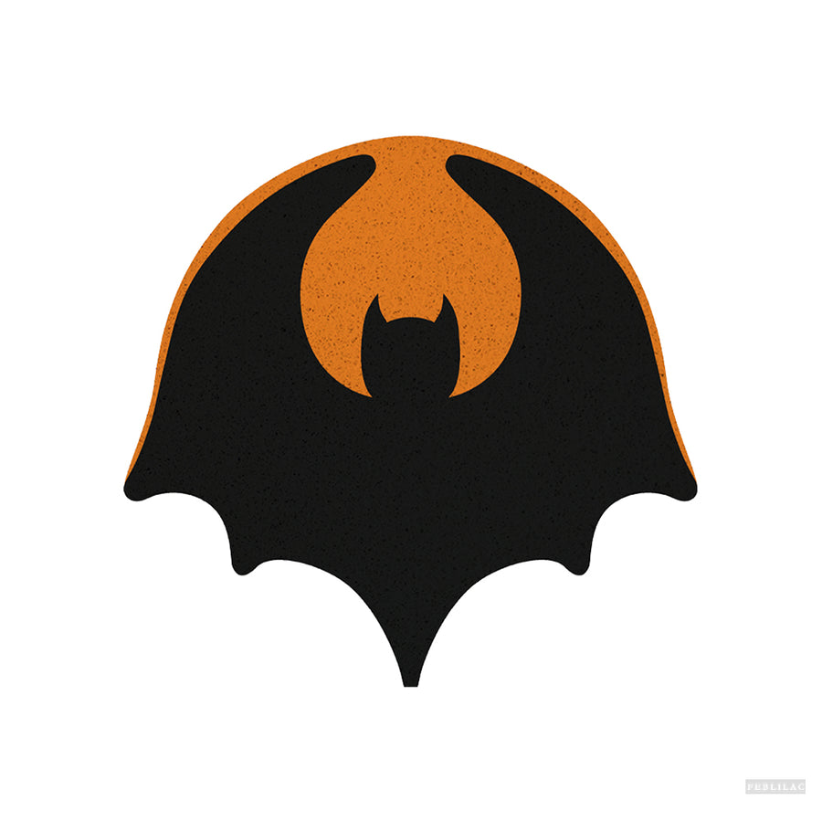 Feblilac Bats and Half Moon Coil Door Mat - view 3