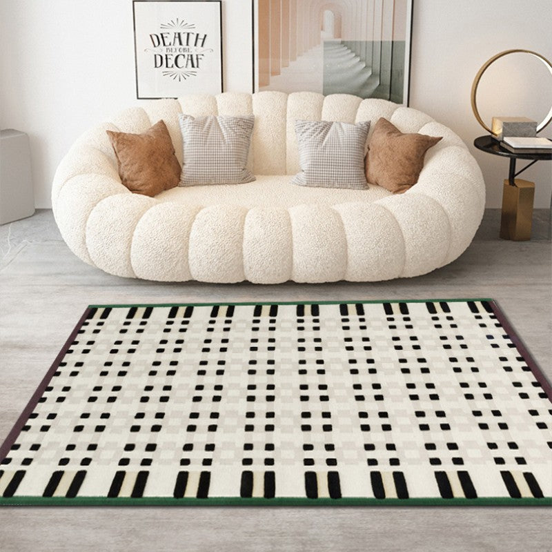 Feblilac Abstract Geometric Mosaic Handmade Tufted Acrylic Livingroom Carpet Area Rug - view 3