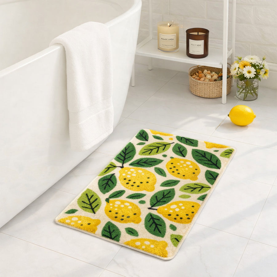 Feblilac Lemon Tufted Bath Mat - view 3