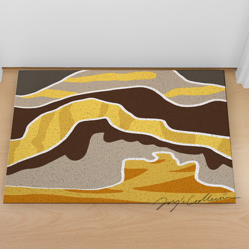 Feblilac Brown The Mountains PVC Coil Door Mat - view 3