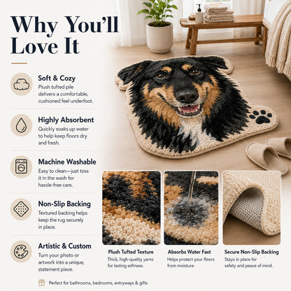 Feblilac Custom Tufted Rug – Personalized Handmade Mat