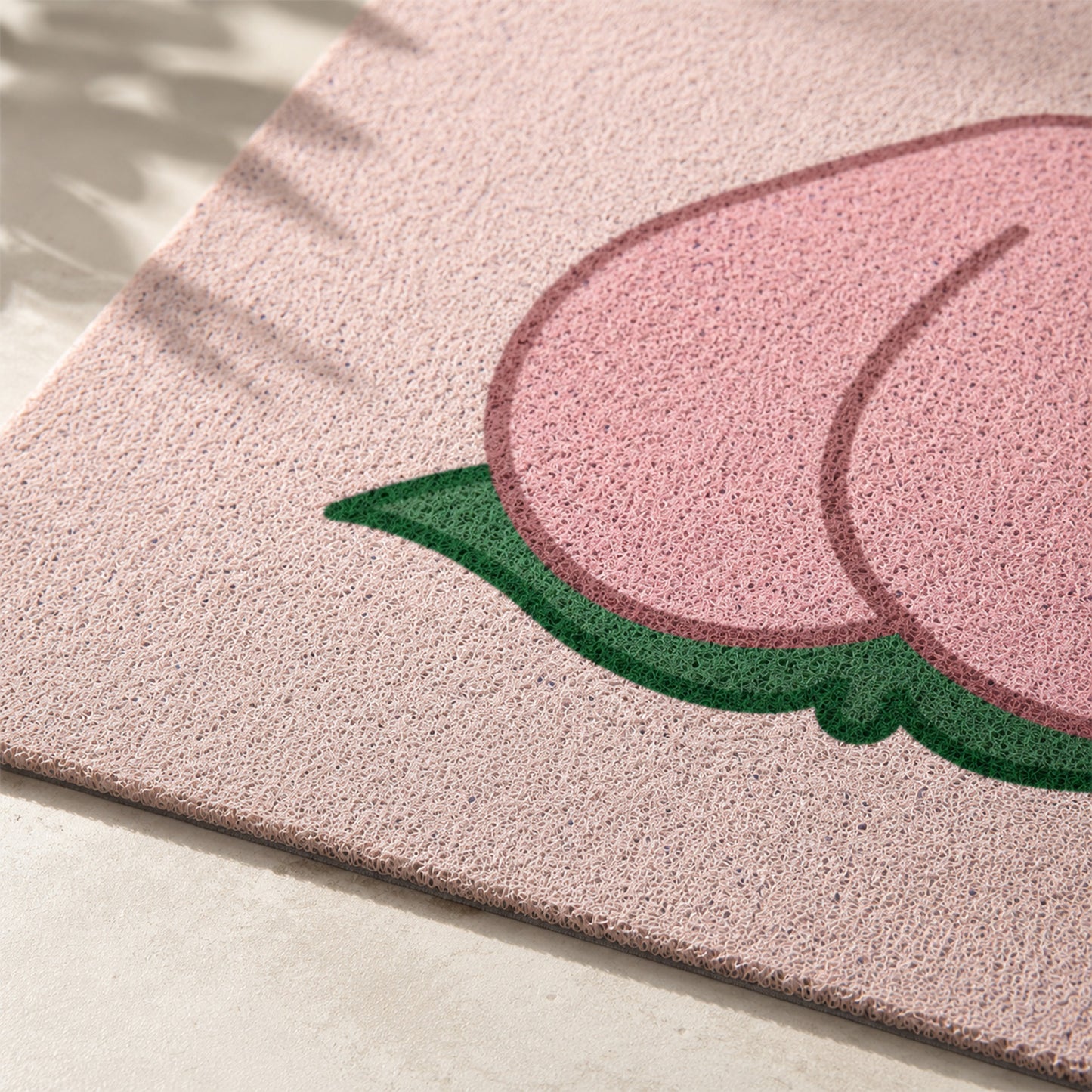 Feblilac Pink Peach Loop Door Mat
