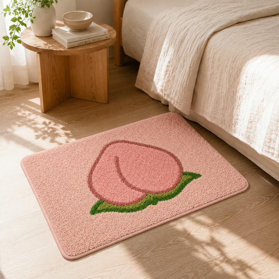 Feblilac Pink Peach Tufted Bath Mat - view 3