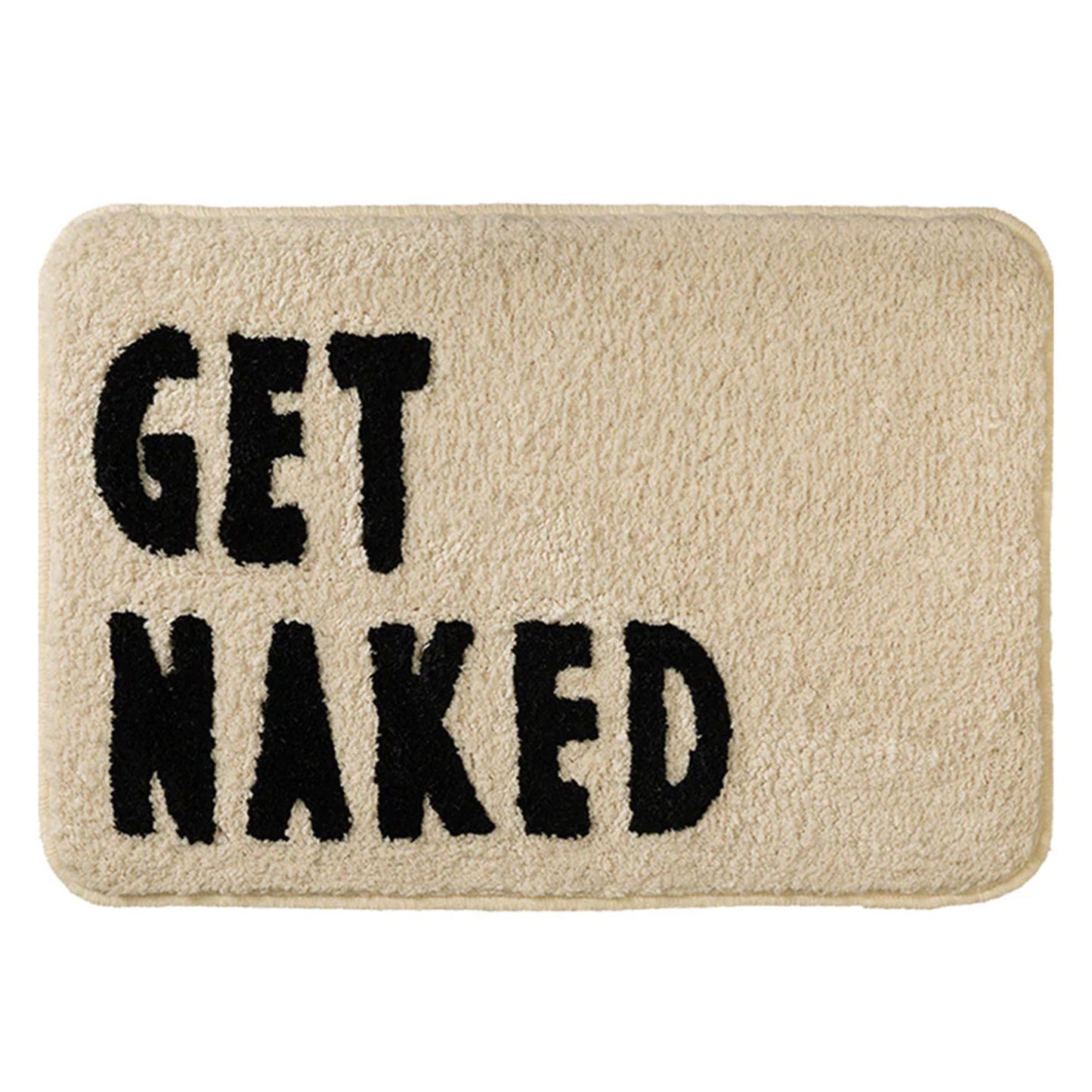 Feblilac Beige Get Naked Bath Mat