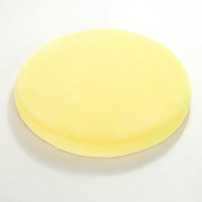 Feblilac Round Solid Plush Memory Foam Cushion