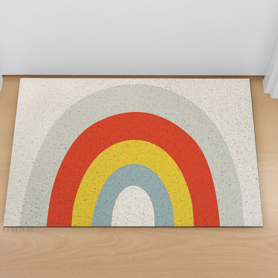 Feblilac Super Big Rainbow PVC Coil Door Mat - view 3