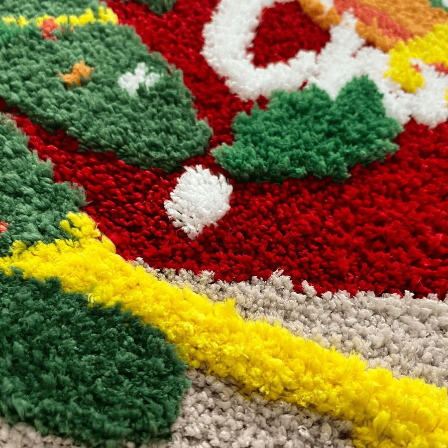 Feblilac Merry Christmas Tufted Bath Mat - view 2