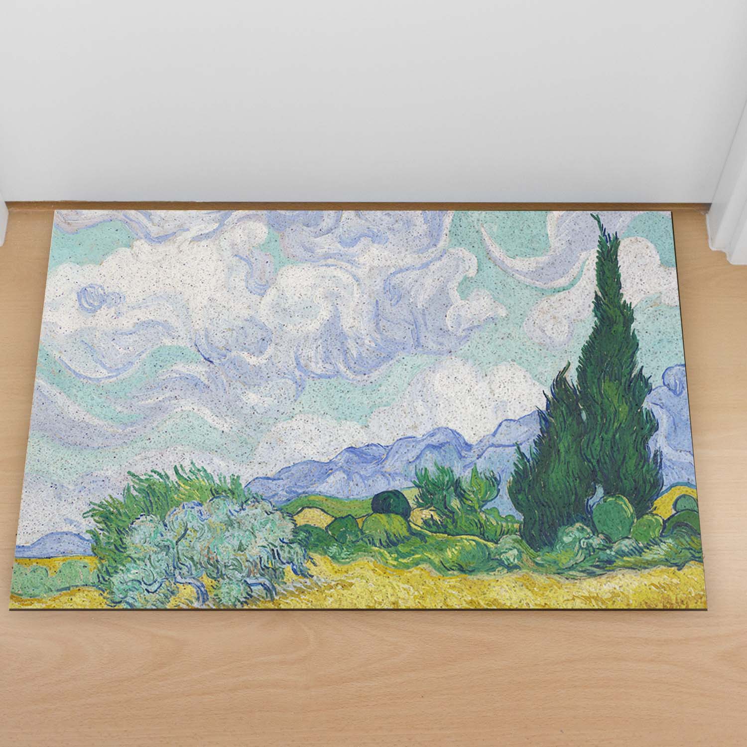 Feblilac Van Gogh's Fields PVC Coil Door Mat
