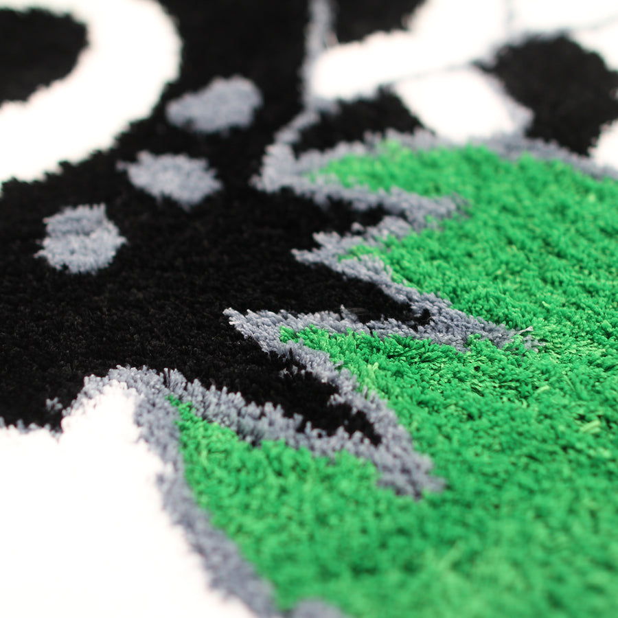 Feblilac Cute Black and Green Koi Fish Bath Mat Mom‘s Day Gift - view 3