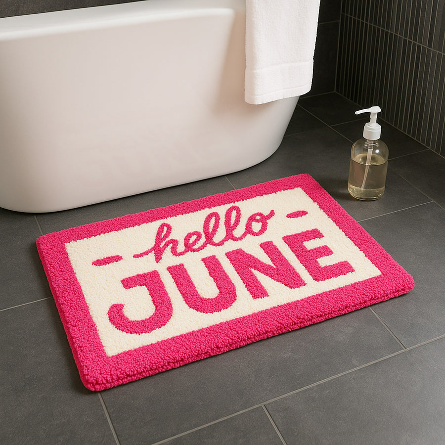 Feblilac Hello June Tufted Bath Mat - view 3