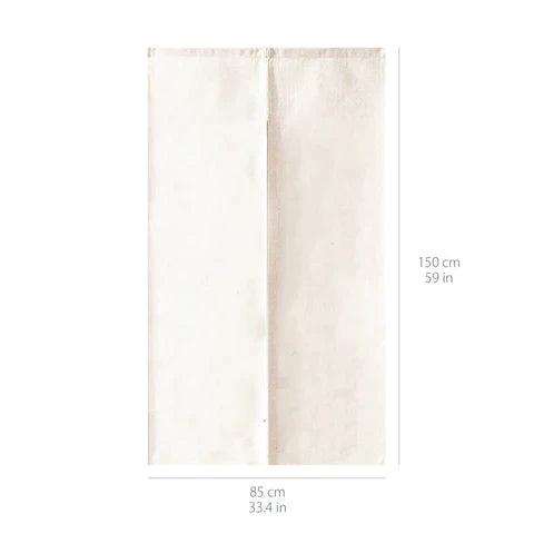 Feblilac Tulips Off-white Background Door Curtain
