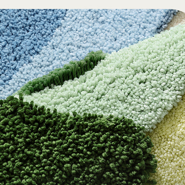 Feblilac Moss Ocean Bedroom Rug Long Runner - view 3