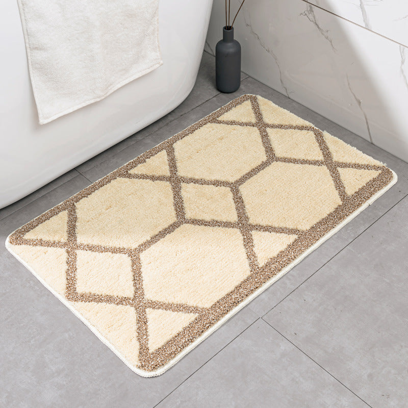 Feblilac Geometric Lines Tufted Bath Mat - view 4