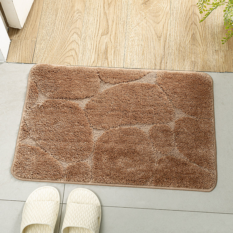 Feblilac Solid Geometric Pattern Tufted Bath Mat - view 5