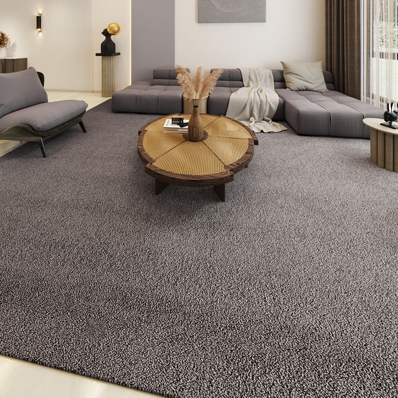 Feblilac Wabi Sabi Style Rectangular Solid Living Room Carpet - view 3