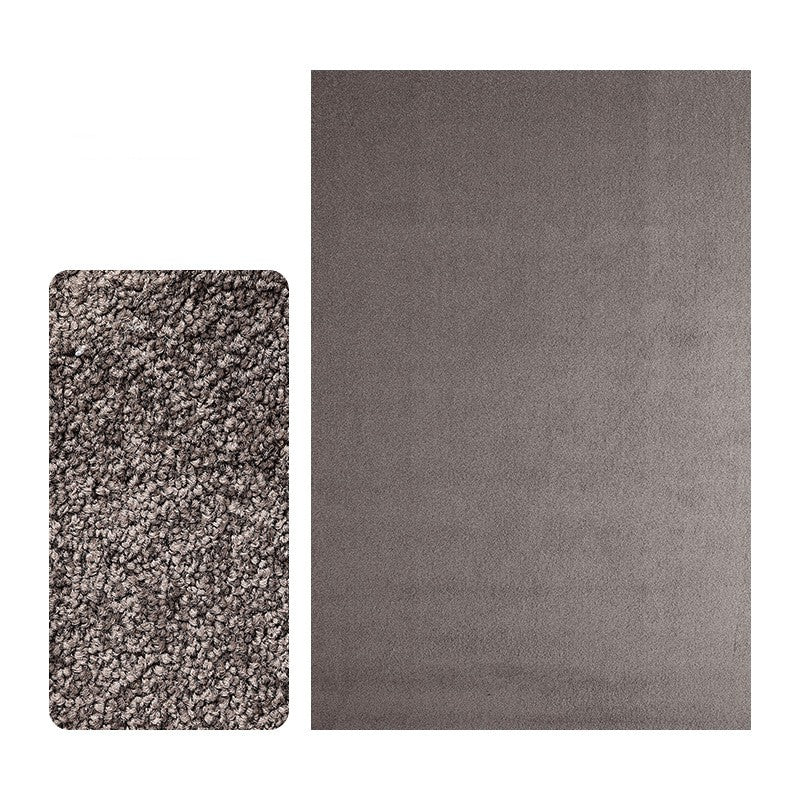 Feblilac Nordic Style Rectangular Solid Living Room Carpet - view 5