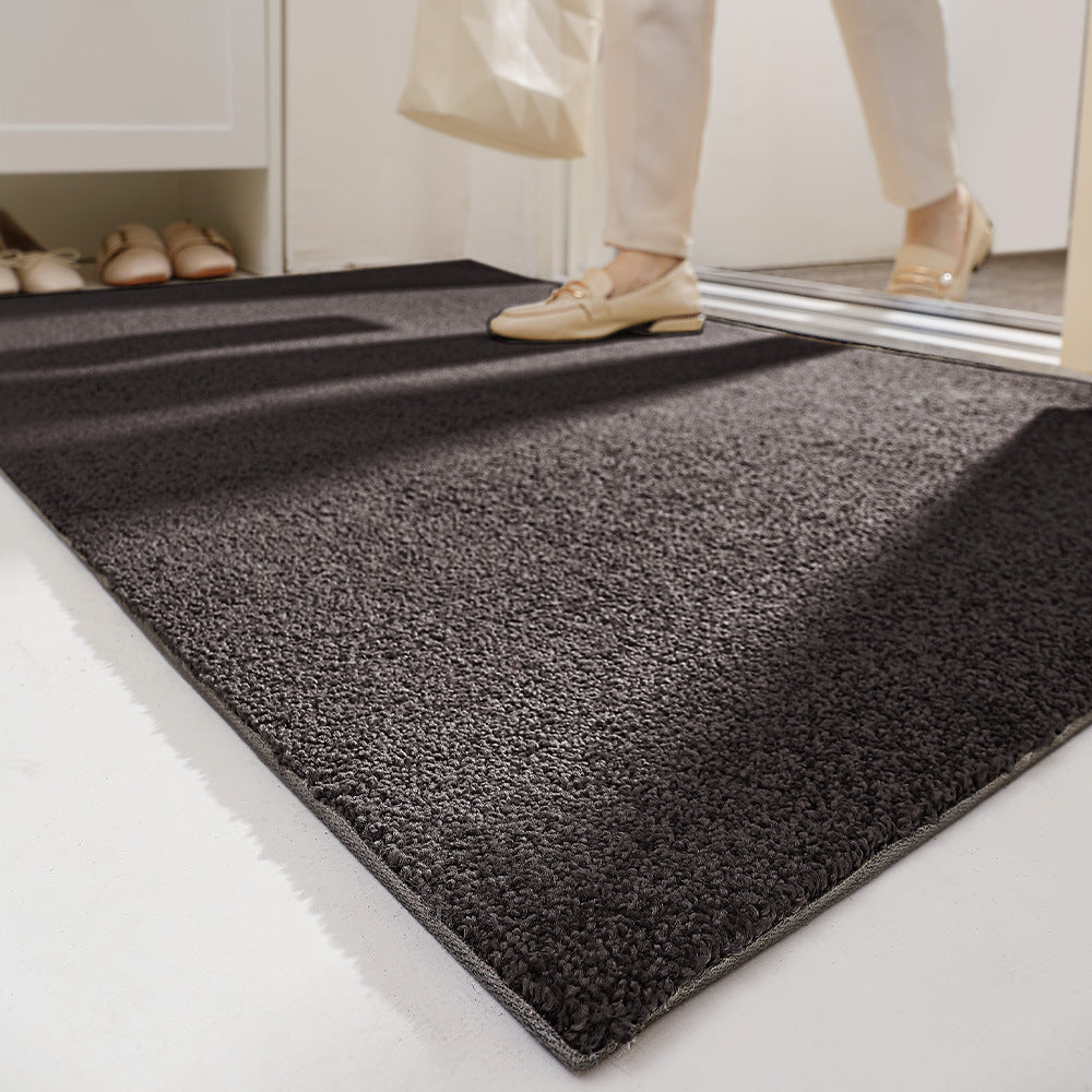 Feblilac Luxury Rectangular Solid Living Room Carpet Door Mat - view 4