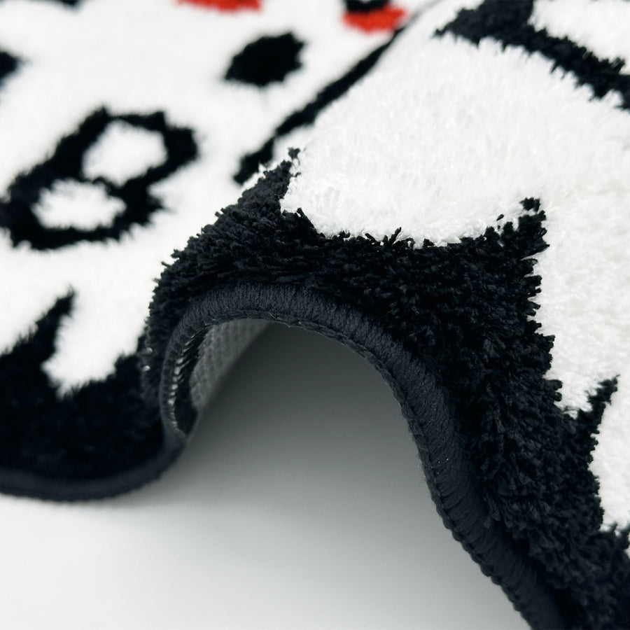 Feblilac Cute Ghost Boo Tufted Bath Mat - view 3